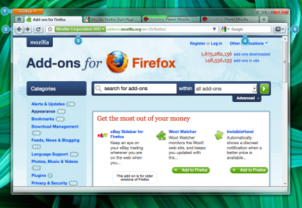 Firefox 4.0 Mockup