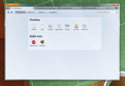 Firefox 4.0 Mockup