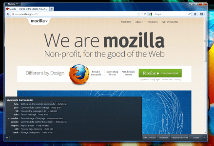 Firefox 15 Entwickler: Kommandozeile