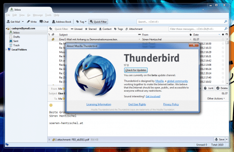 Thunderbird 17.0