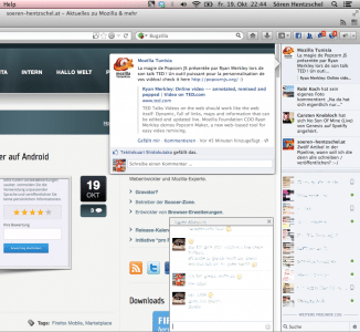 SocialAPI Facebook-Integration in Firefox