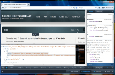 Firefox Markup Preview