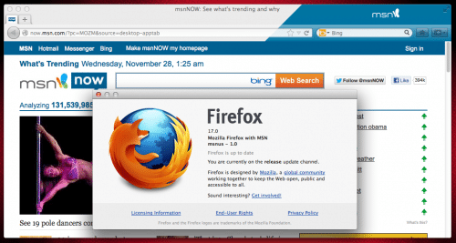 Firefox mit MSN