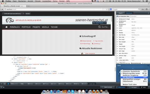 Entwickler-Werkzeuge Firefox 19
