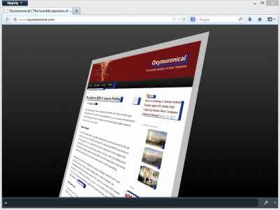 Firefox 3D Hover
