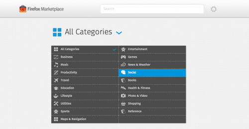 Firefox Marketplace 2013