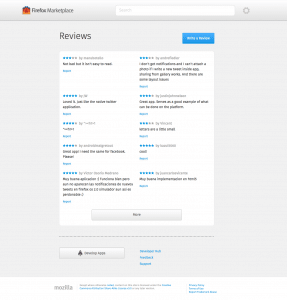Firefox Marketplace 2013