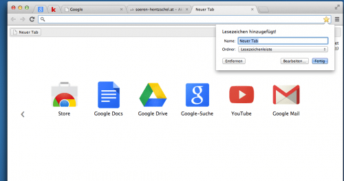 Australis Chrome Vergleich: Lesezeichen Chrome