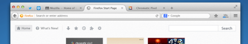 Australis Chrome Vergleich: Tabs Firefox