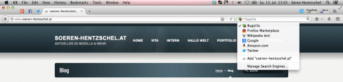 Blogsuche Firefox