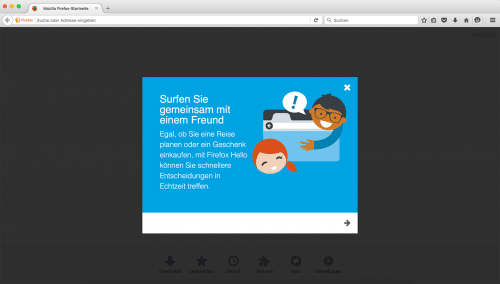 Firefox Hello 1.1 Tour