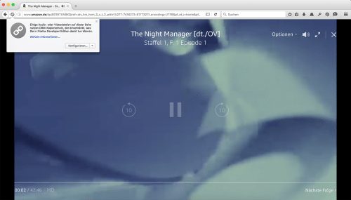 Firefox 47 - Amazon Video ohne Silverlight