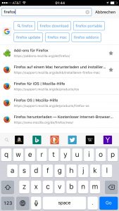 Firefox 4.0 für iOS: Adressleiste