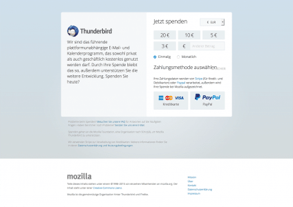 Thunderbird Spende