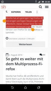 Firefox 48 für Android