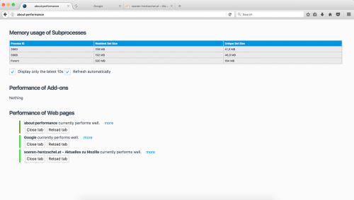 Firefox 48: about:performance