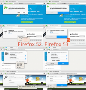 Doorhanger-Panels in Firefox 53