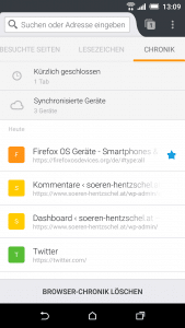 Firefox 50 für Android