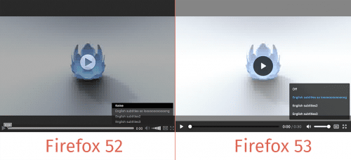 HTML5-Player Firefox 53