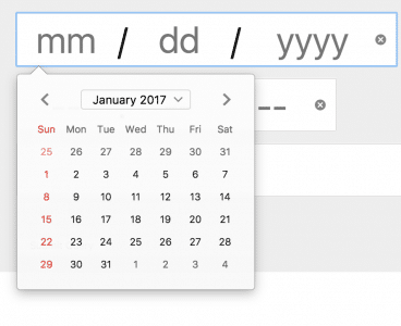 <input type='date' /> in Firefox