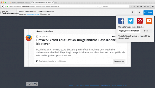 Firefox Screenshots