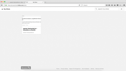 Firefox Screenshots