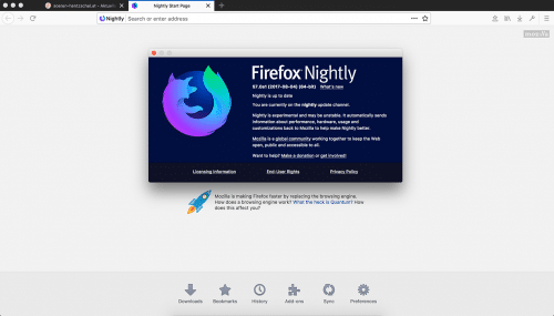 Firefox Nightly 57 Logo