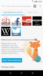 Photon-Design Firefox für Android