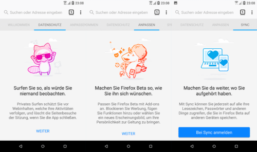 Firefox 57 für Android