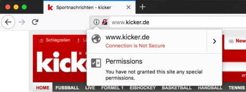 Firefox 59: unsicheres HTTPS
