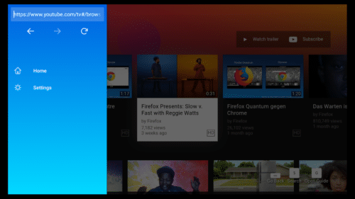 Firefox für Amazon Fire TV