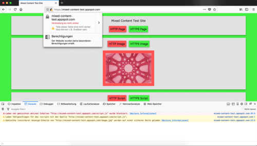 Mixed Content in Firefox