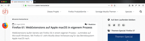 Firefox 61: Suchmaschine hinzufügen