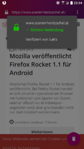 Firefox Klar 4.1