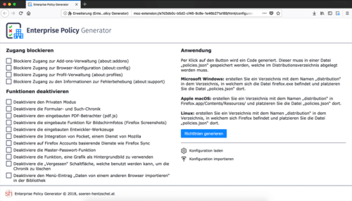 Enterprise Policy Generator 3.0