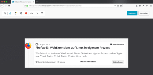 Firefox Screenshots