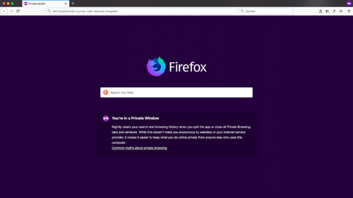 Privates Fenster Firefox 66