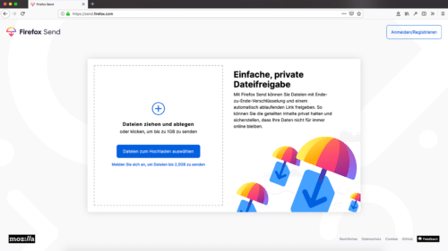 Firefox Send