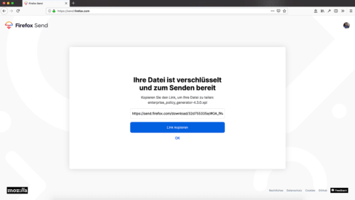 Firefox Send