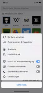 Firefox 16.0 für Apple iOS