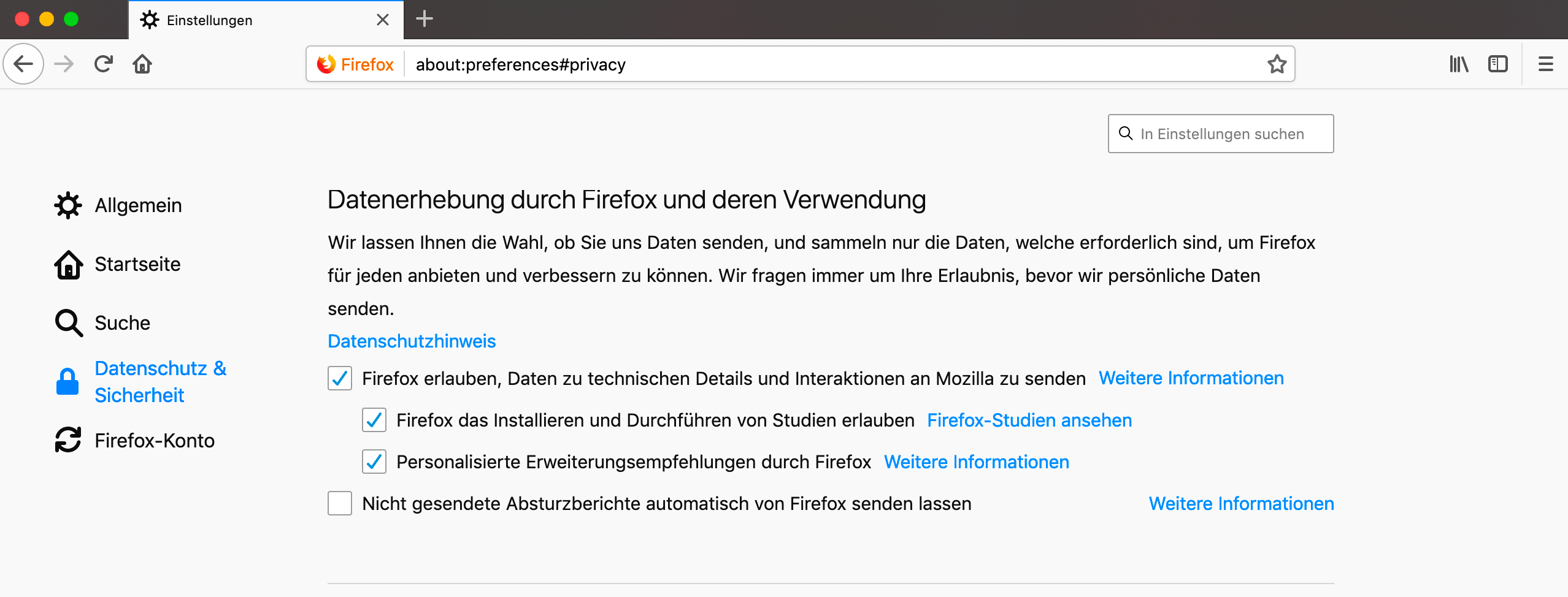 Firefox Probleme Heute