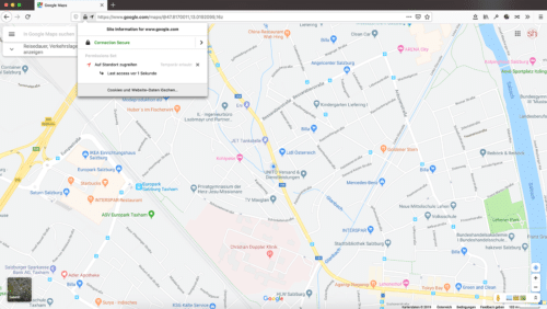 Geolocation in Firefox 70