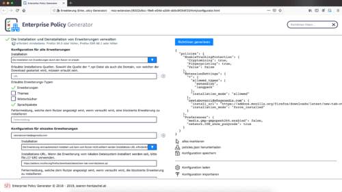 Enterprise Policy Generator 5.0