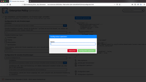 Enterprise Policy Generator 5.0