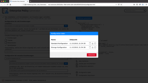 Enterprise Policy Generator 5.0