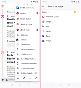 Firefox Preview Neue Add-ons April 2020
