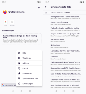 Firefox 79 Beta für Android