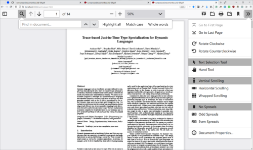 Neues Design PDF-Betrachter Firefox