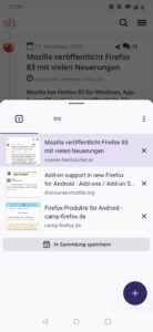 Firefox 83 für Android