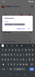 Firefox 84 für Android